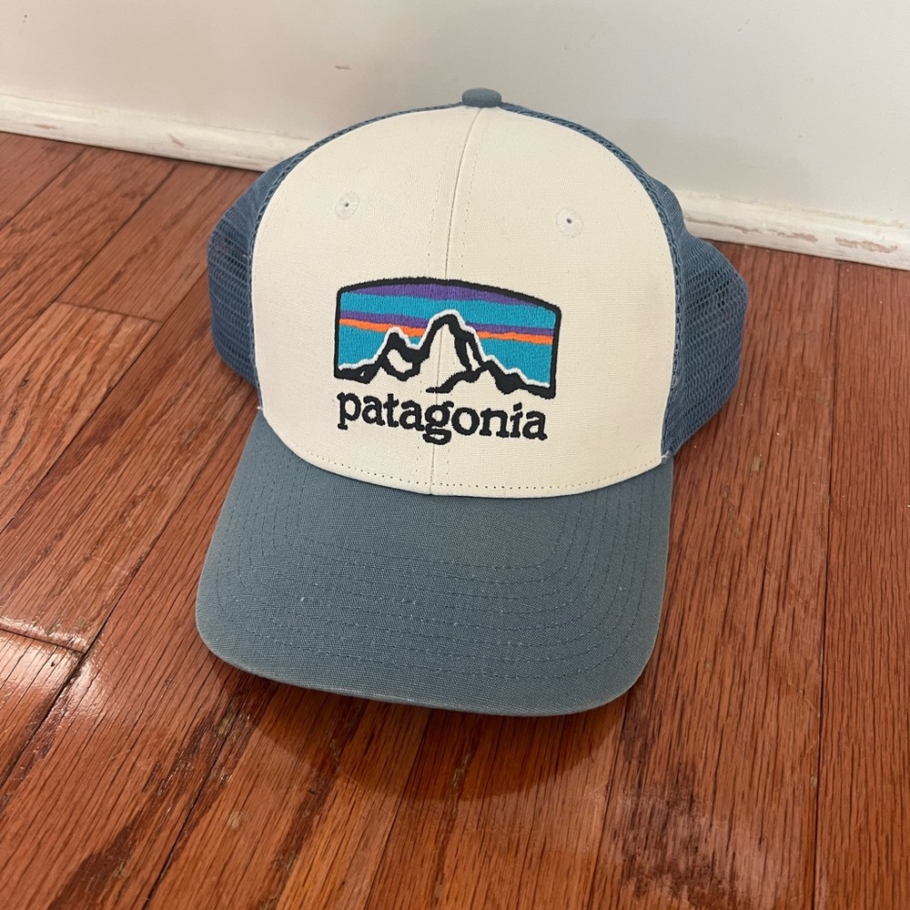 Patagonia Blue Mountain Logo SnapBack Hat